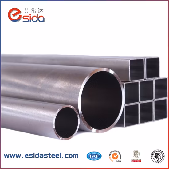 201/304/310/316/316L/321/904/2205/2507 Aço inoxidável Duplex Aço galvanizado Quadrado/Retangular Tubo Laminado a quente/Estirado a frio Resistência à corrosão