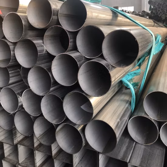 Tubo soldado laminado a quente/estirado a frio brilhante 304L 316L aço inoxidável 30 polegadas sem costura austenítico e tubo de aço duplex para indústria/petróleo/gás